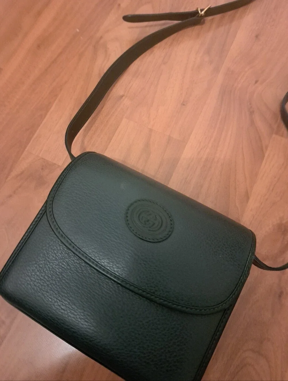 GUCCI Vintage 1980s Cube Crossbody